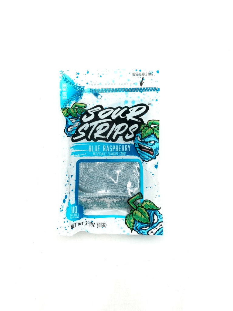 SOUR STRIPS BLUE RASPBERRY 96G