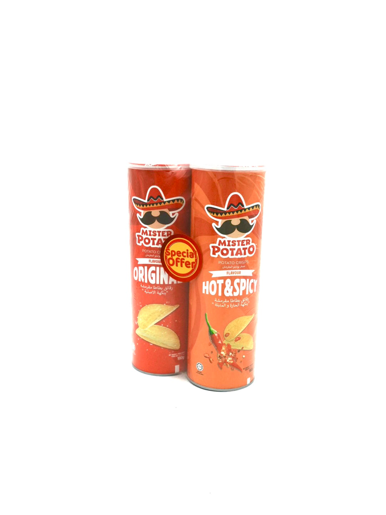 MR POTATO CRISPS ORIGINAL/HS 2X160G