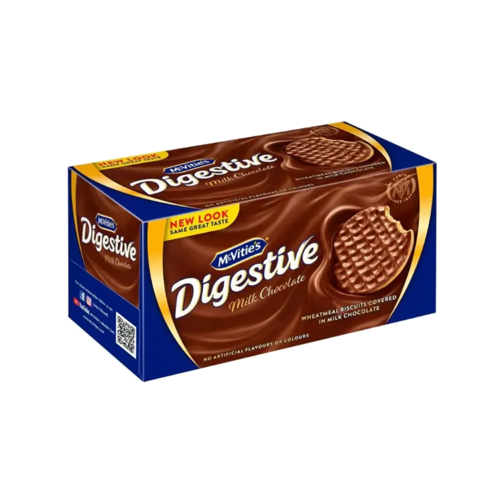 DIGESTIVE MILK CHOCOLATE BISCUITS 250G