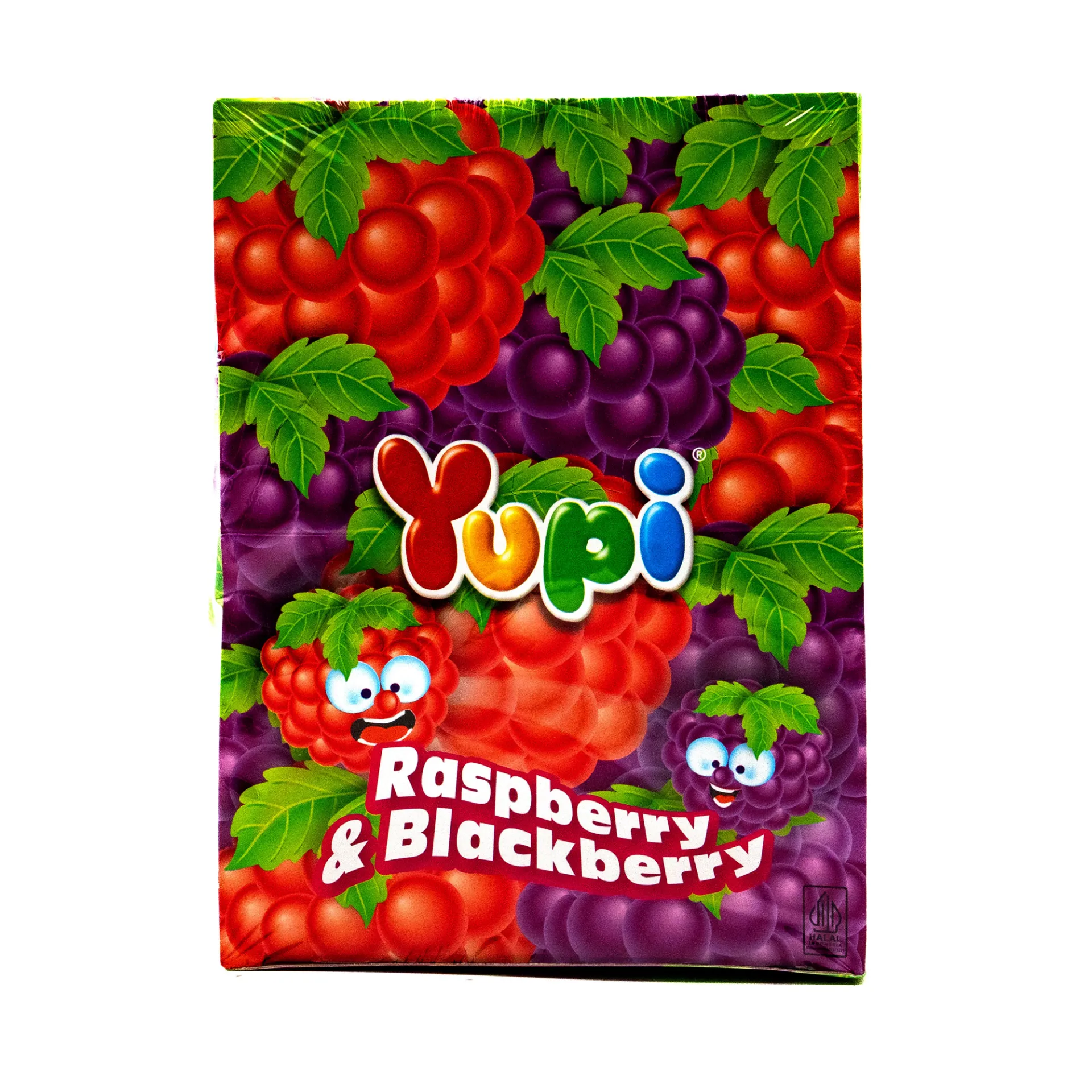 YUPI RASBERRY & BLACKBERRY GUMMY 16G | يُوبي جومي توت العليق و توت الأسود 16 جرام