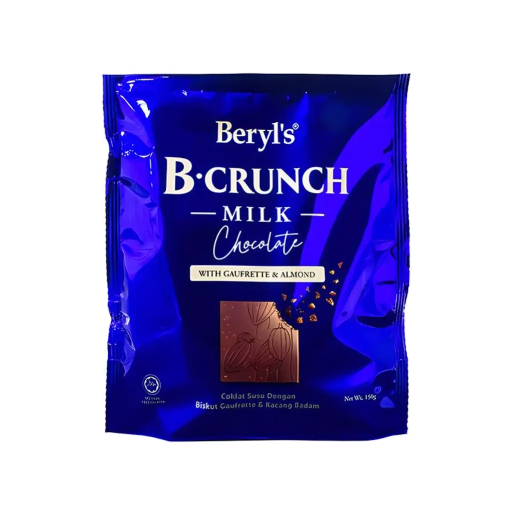 BERYL'S B CRUNCH MILK CHOCOLATE 150G