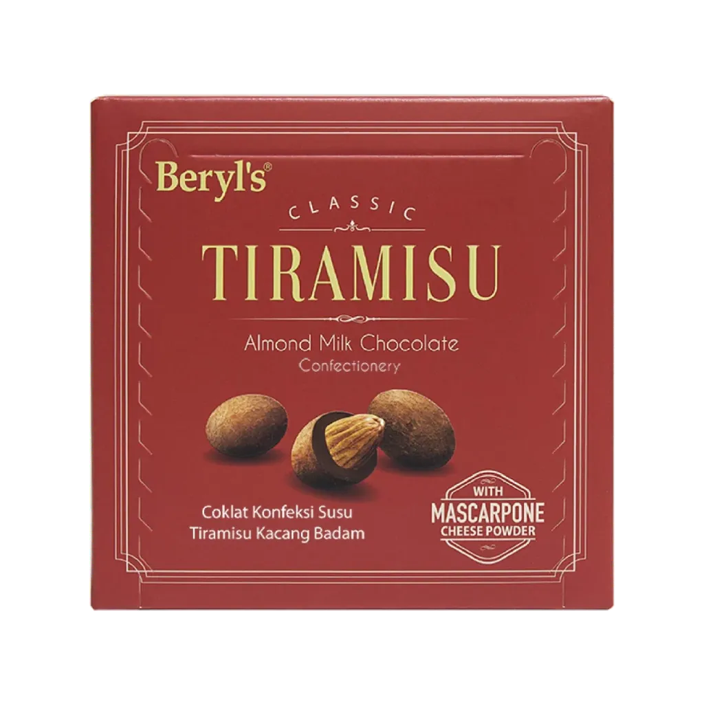 BERYL'S CLASSIC TIRAMISU ALMOND 65G