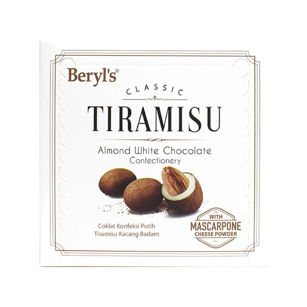 BERYL'S CLASSIC TIRAMISU ALMOND 65G