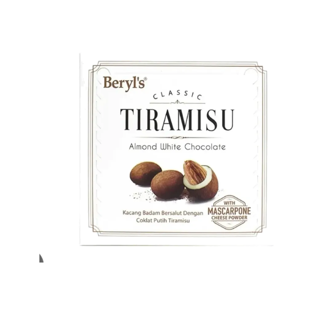 BERYL'S CLASSIC TIRAMISU ALMOND 100G