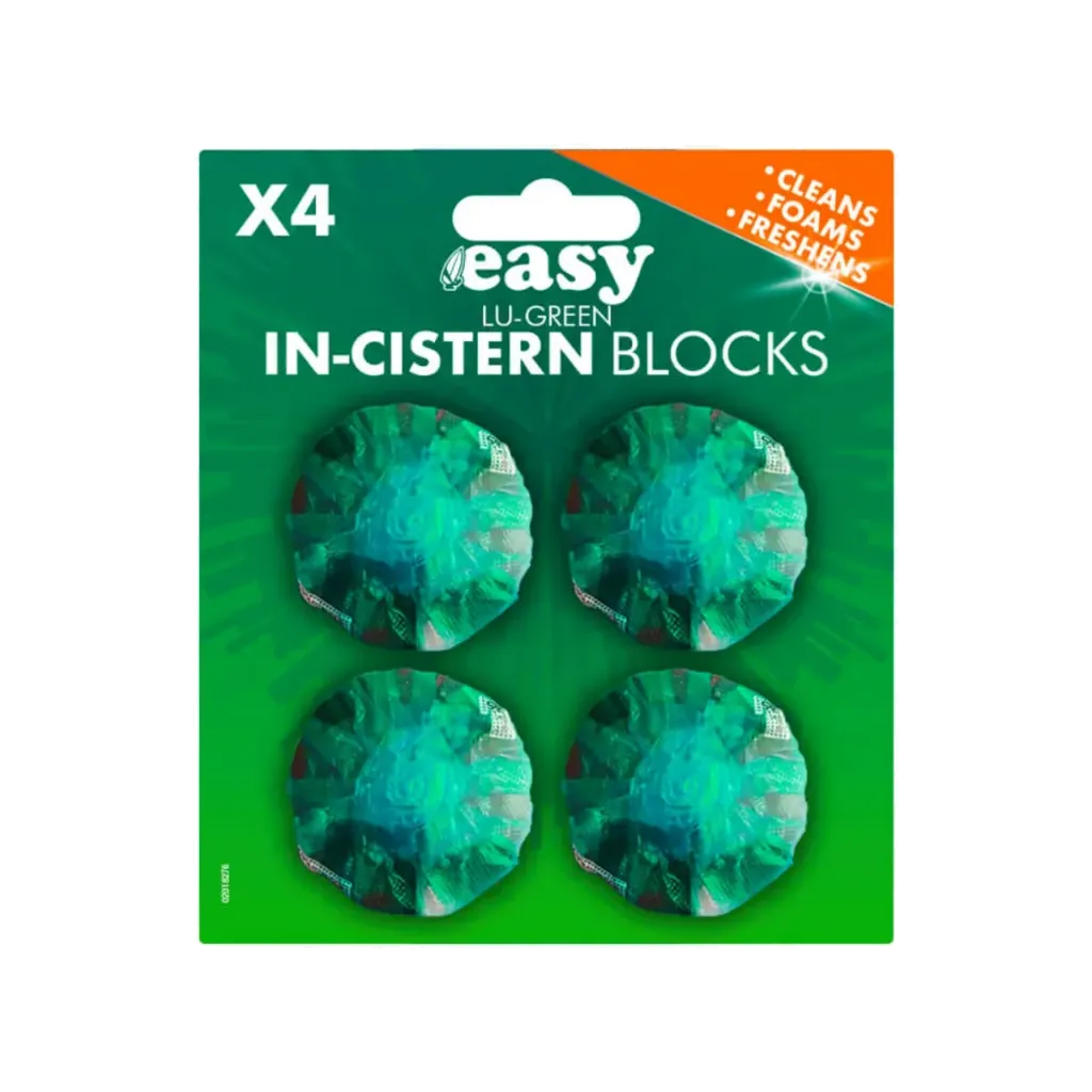 [ESY-0102] EASY-IN CISTERN BLOCKS PACK GREEN 4X38G