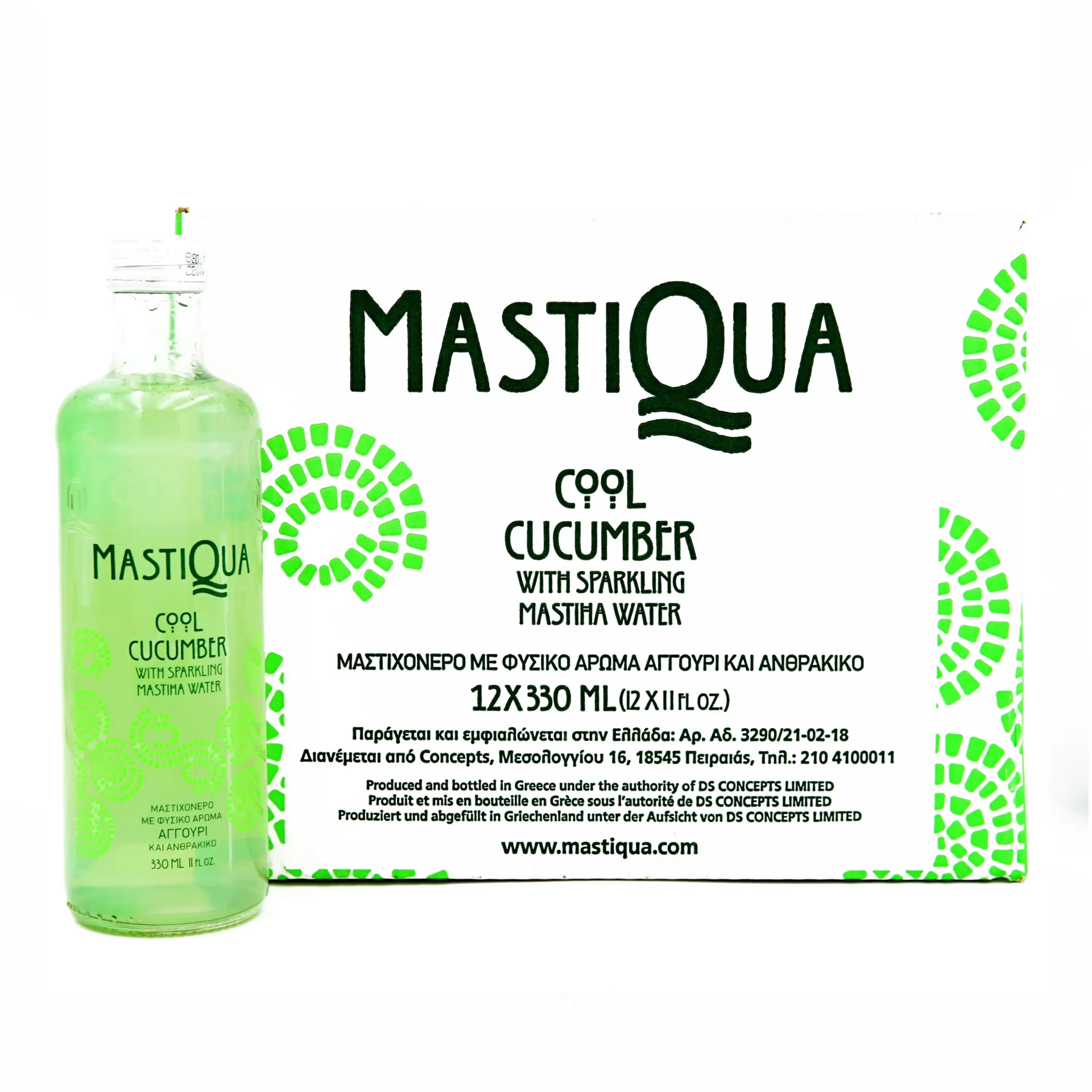 MASTIQUA SPARKLING DRINK 12X330ML