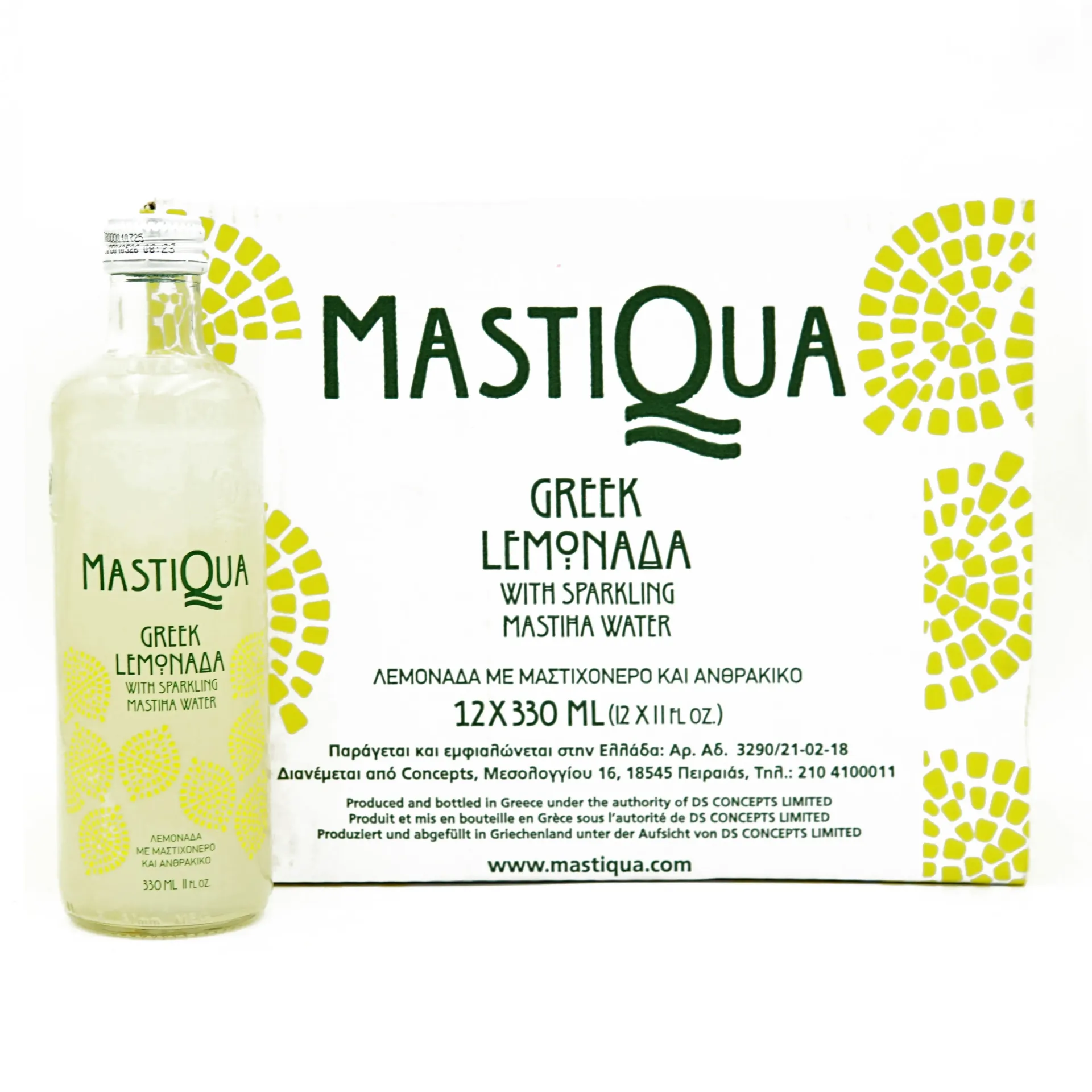 MASTIQUA SPARKLING DRINK 12X330ML