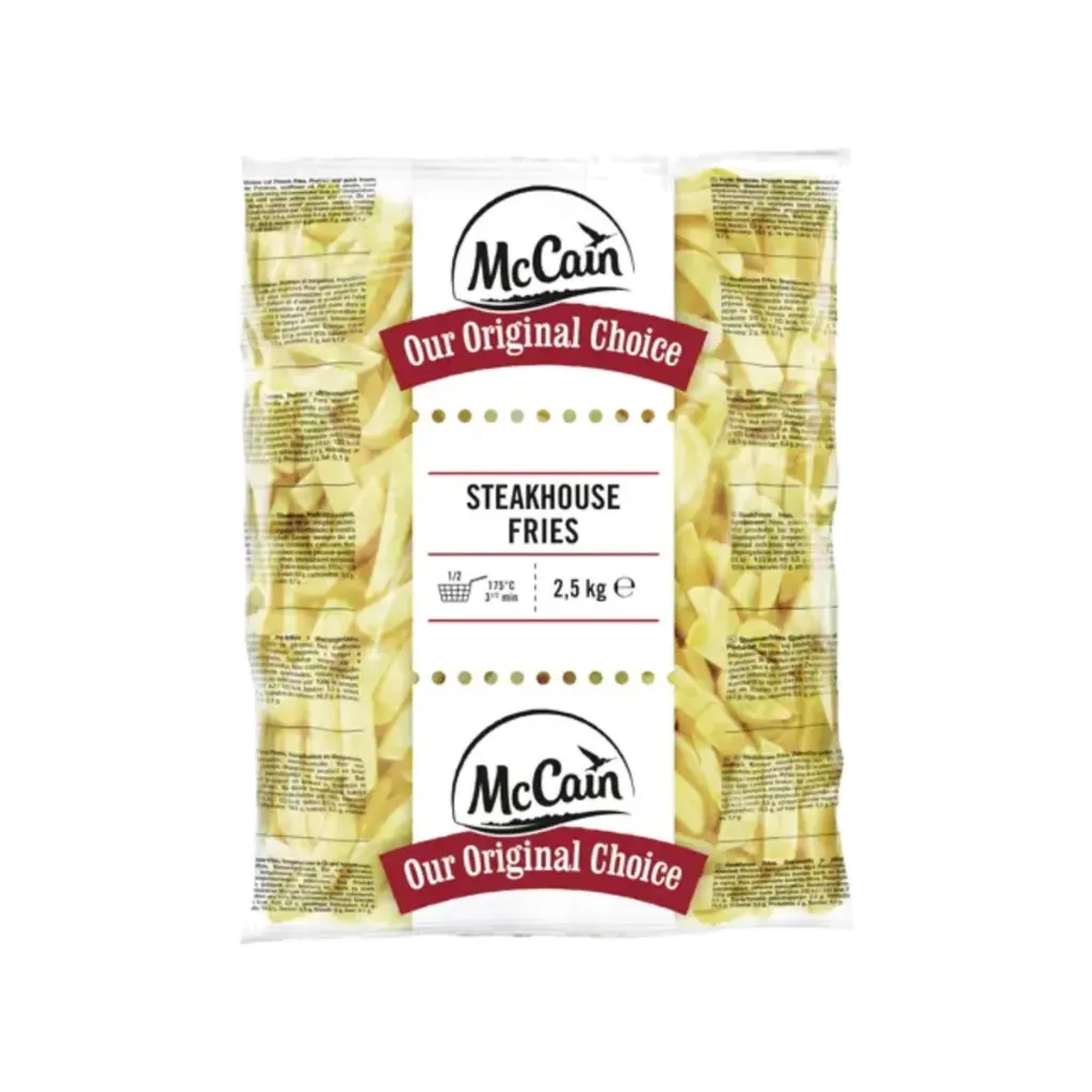 [26491 302415] MCCAIN STEAKHOUSE CUT 9/18 2.5KG