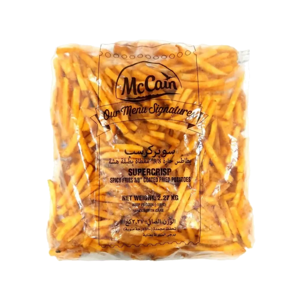 MCCAIN SUPERCRISP SPICY FRIES 5LB (2.27KG)