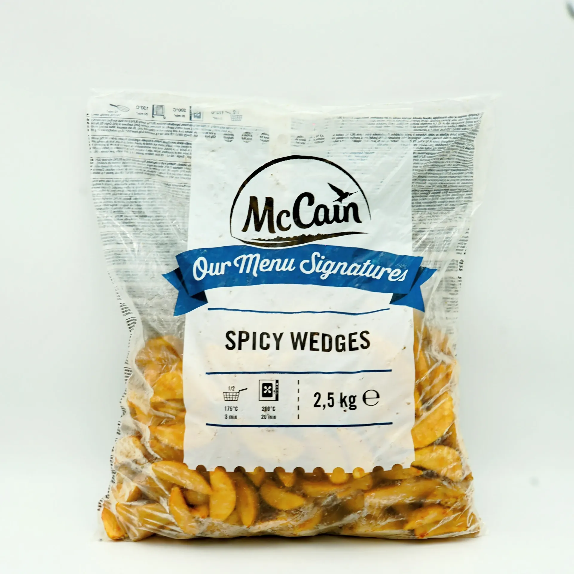 MCCAIN SPICY WEDGES 2.5KG