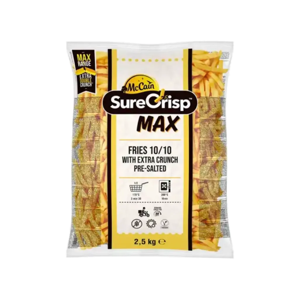 [44625] MCCAIN SURE CRISP MAX 10X10MM SKIN OFF-MCCN 2.5KG
