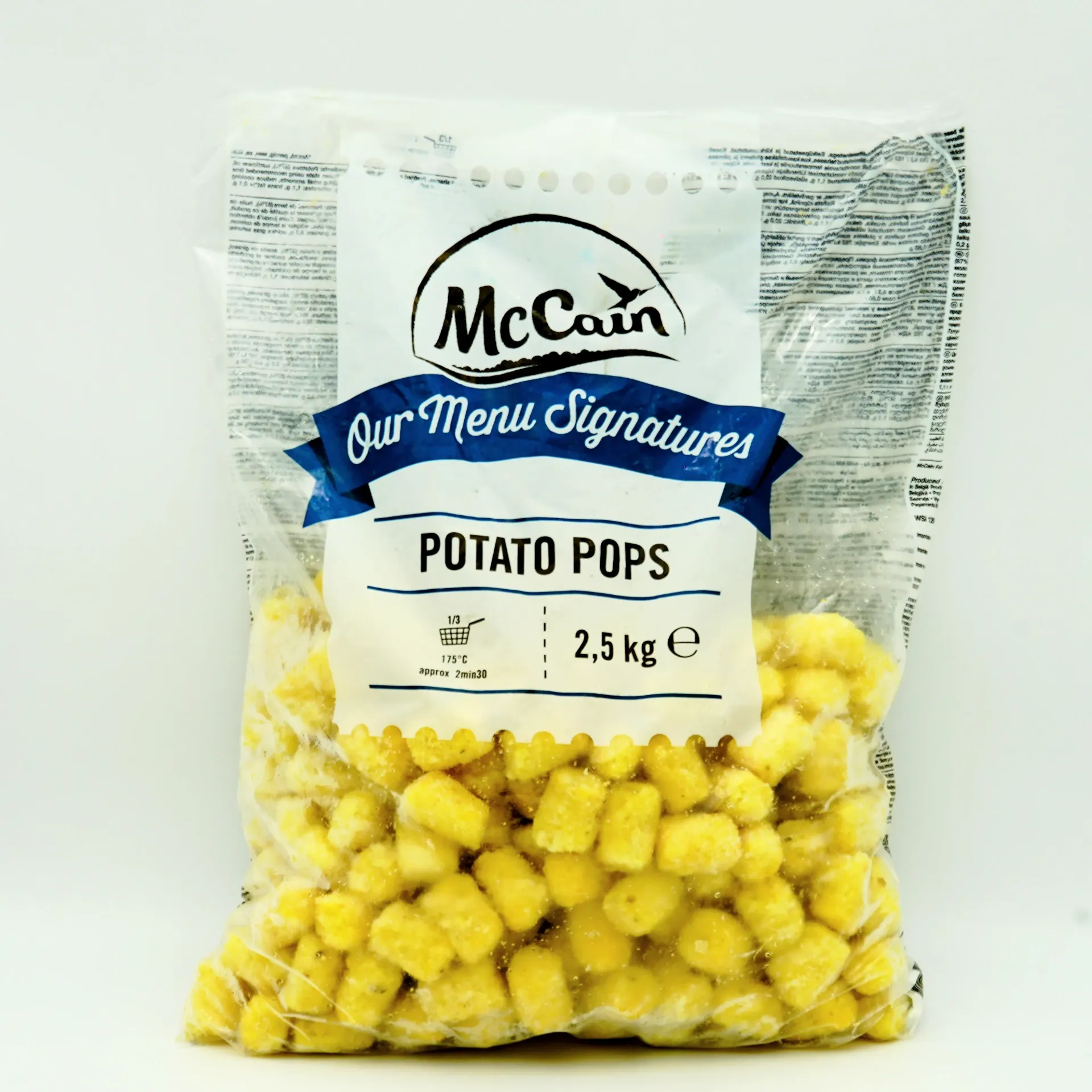 MCCAIN POTATO POPS 2.5KG