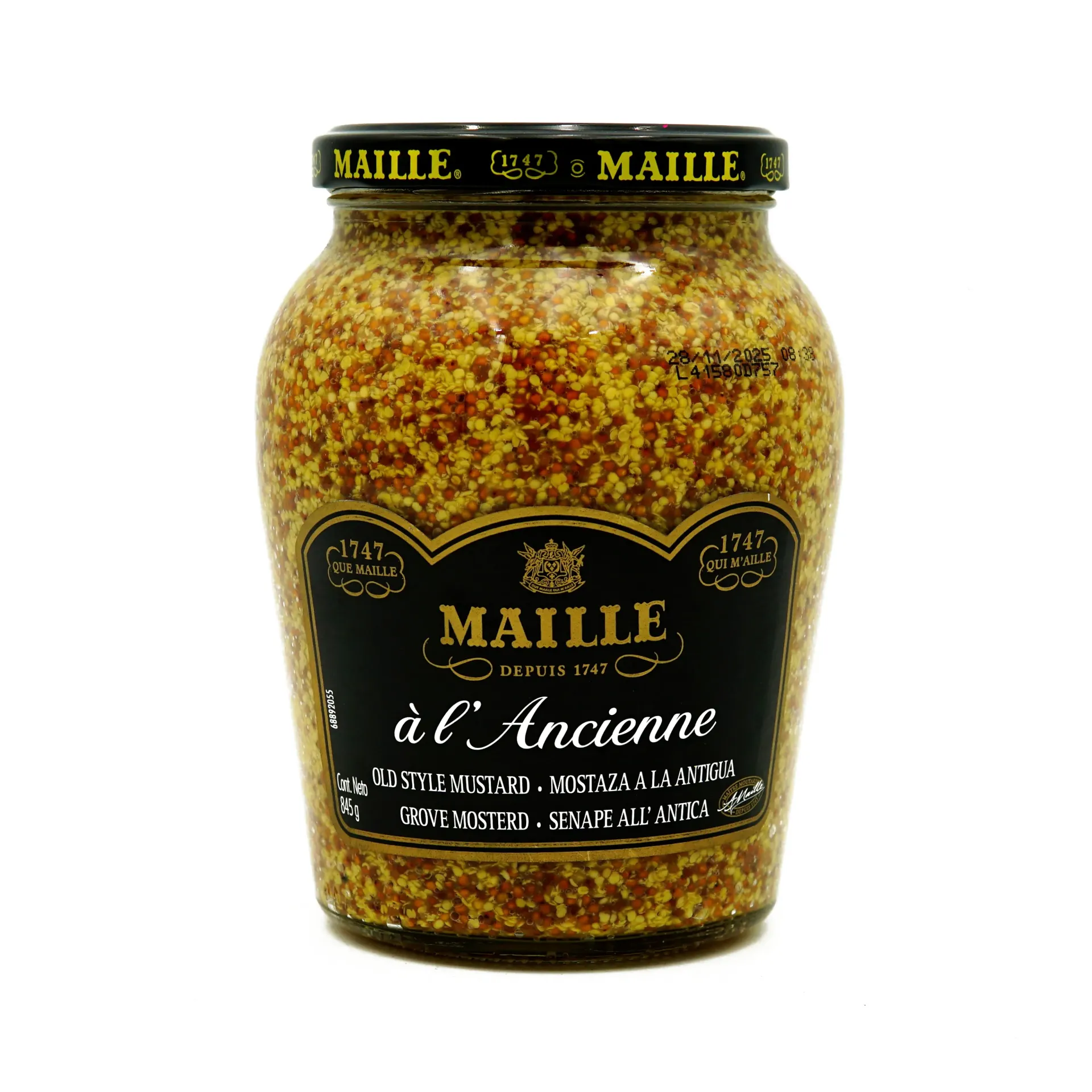 [10788] MUSTARD DIJON GRAIN COARSE-MAILLE 865G