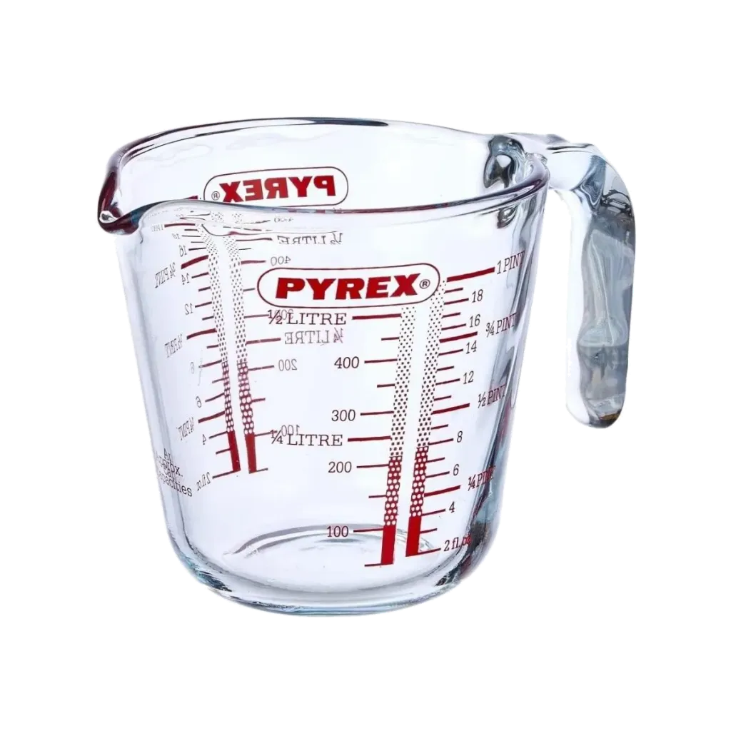 PYREX GLASS MEASURE JUG 500ML 12X12CM