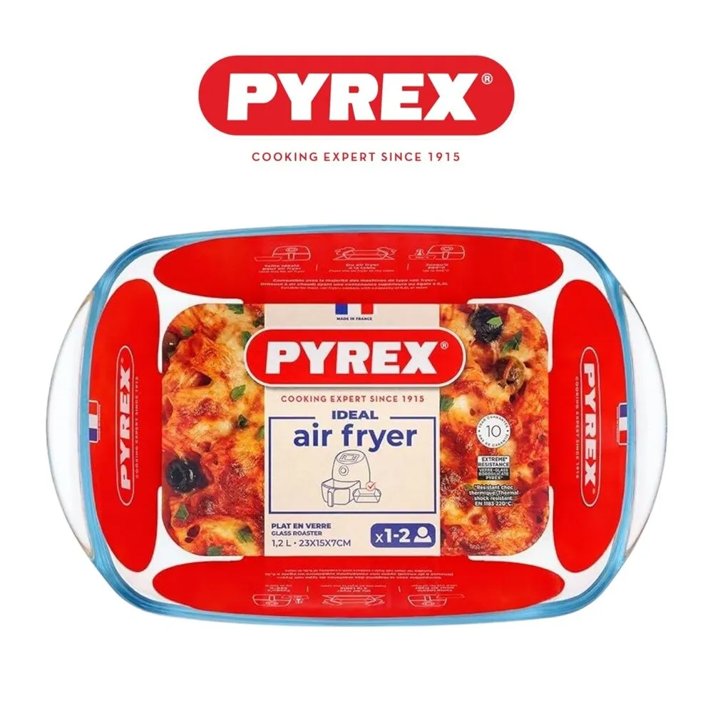 PYREX AIR FRYER RECTANGLE DISH 1.2L