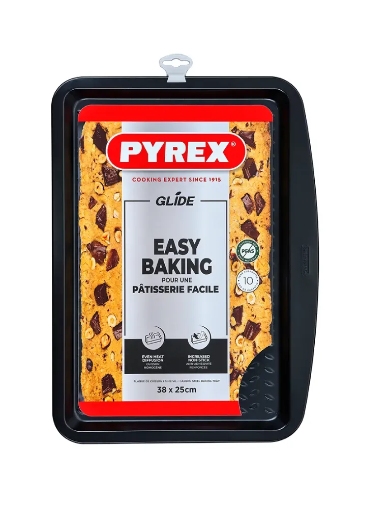 PYREX GLIDE BAKING TRAY 38CM