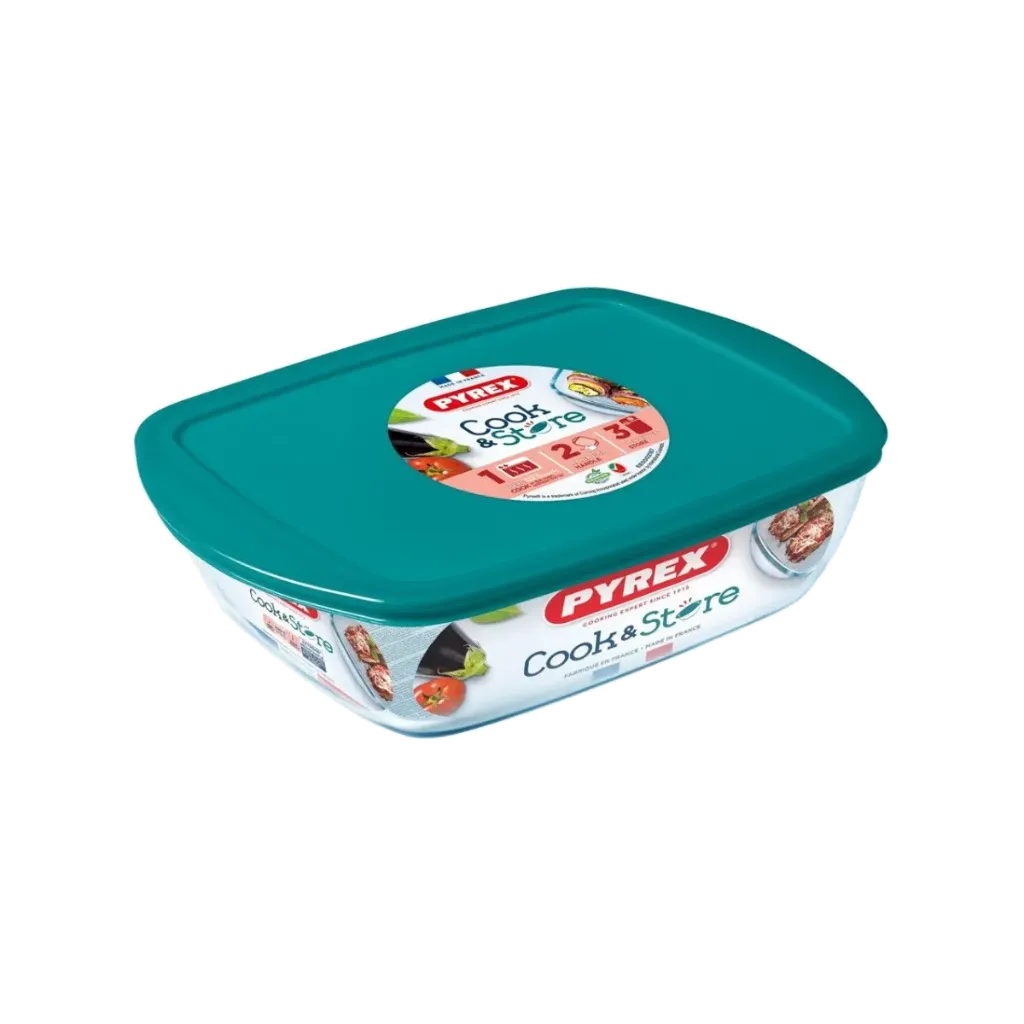 PYREX COOK & STORE STORAGE DISH RECTANGLE 400ML