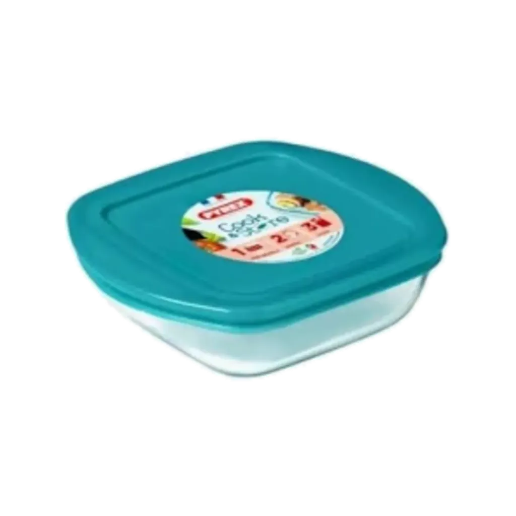 [211P000-N PYR-0010] PYREX COOK & STORE STORAGE DISH SQUARE 1.0L