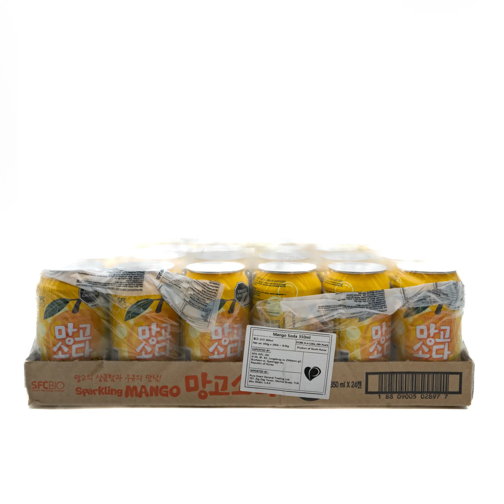 SFC BIO SPARKLING SODA 24X350ML