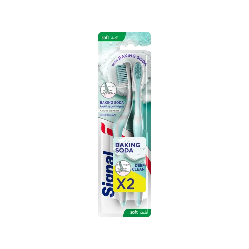 SIGNAL TOOTHBRUSH BAKING SODA SOFT 2PCS