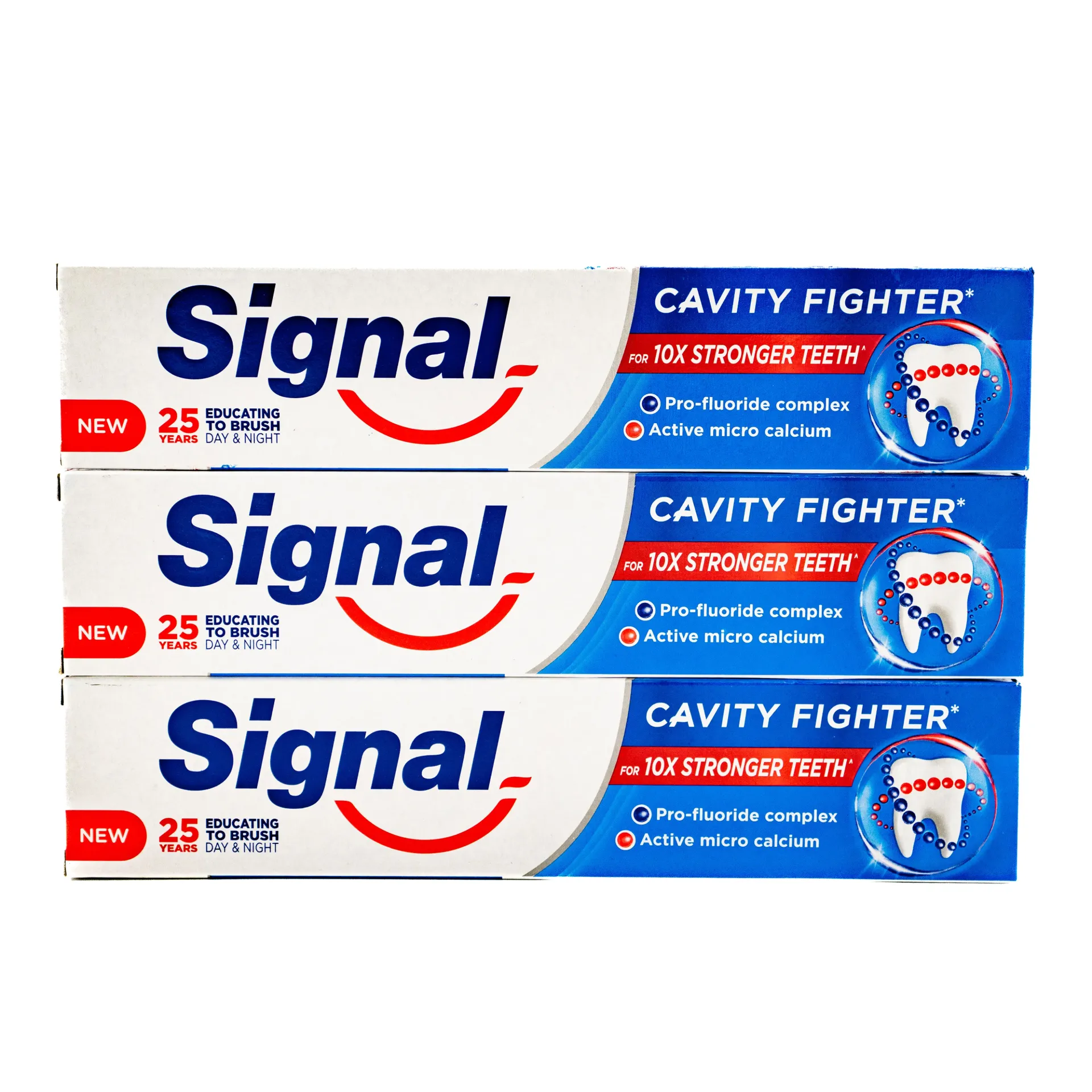 SIGNAL TOOTH PASTE C.FIGHTER ZH AR 3X120ML
