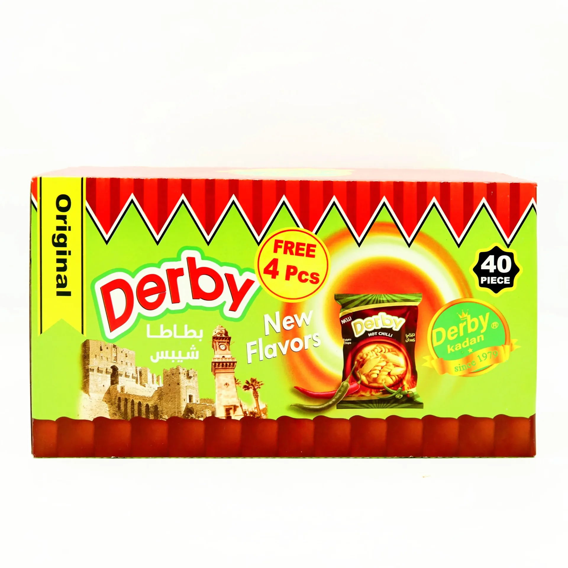 DERBY CHIPS 40X20G