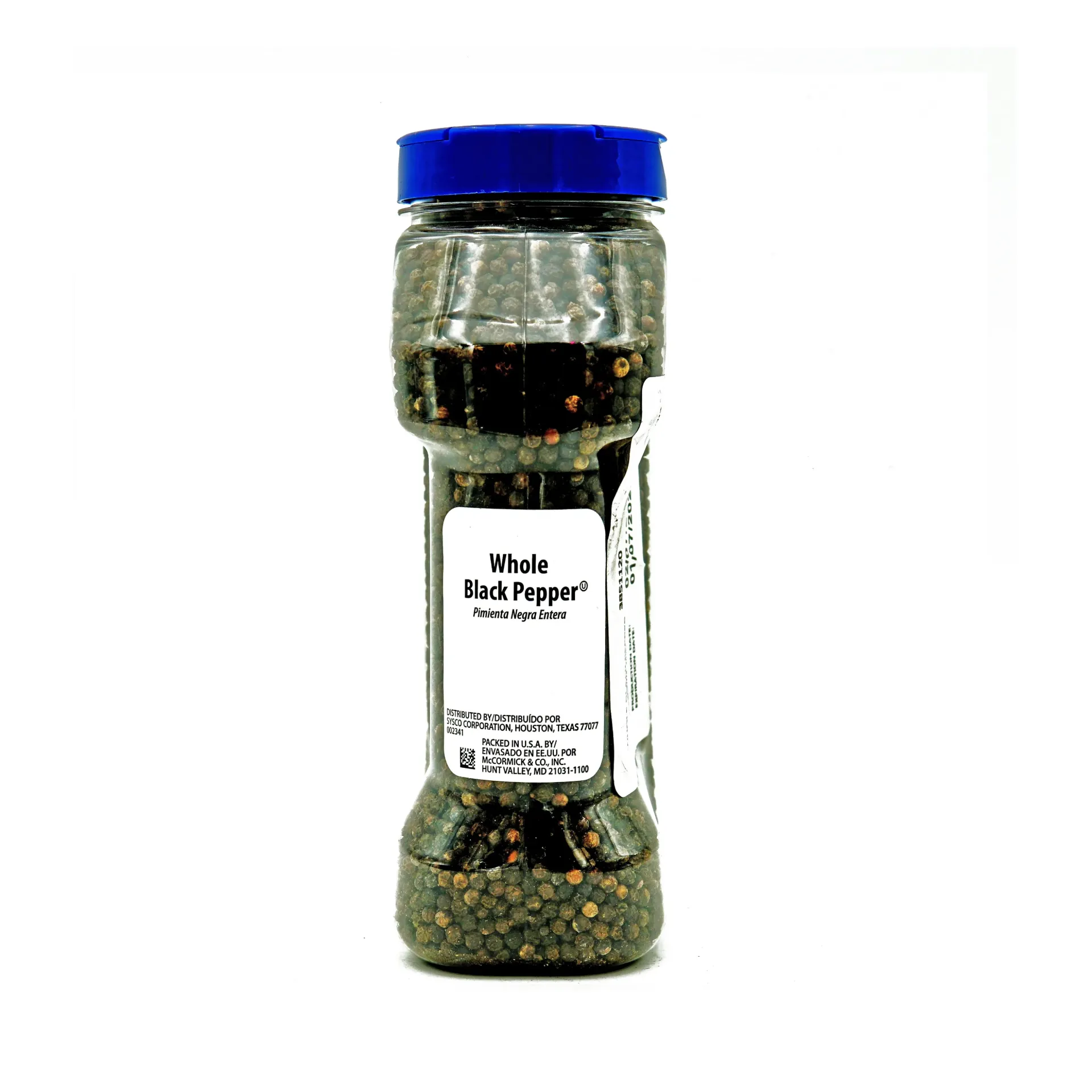 SYSCO WHOLE BLACK PEPPER 552G