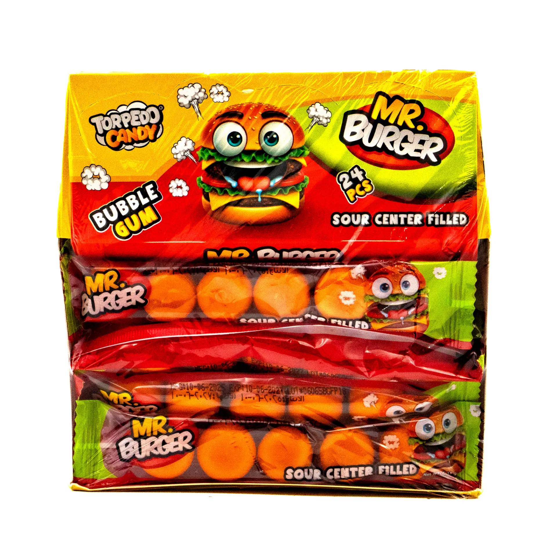 TORPEDO BURGER GUM 24X18G