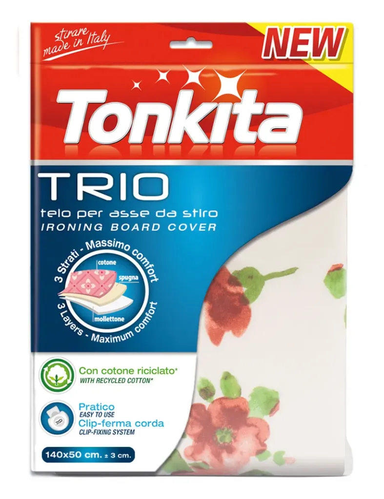 TONKITA TRIO IRONING BOARD COVER 140X50CM