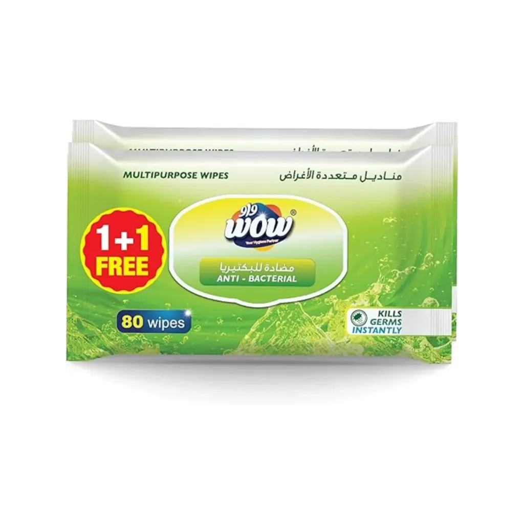 WOW MULTIPURPOSE ANTIBACTERIAL 80'S (1+1 pack)