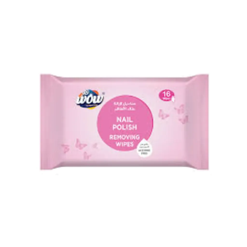 WOW NAIL POLISH RMVR WIPES 4X10S