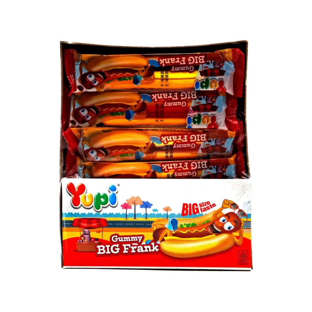 YUPI GUMMY BIG FRANK 24X32G