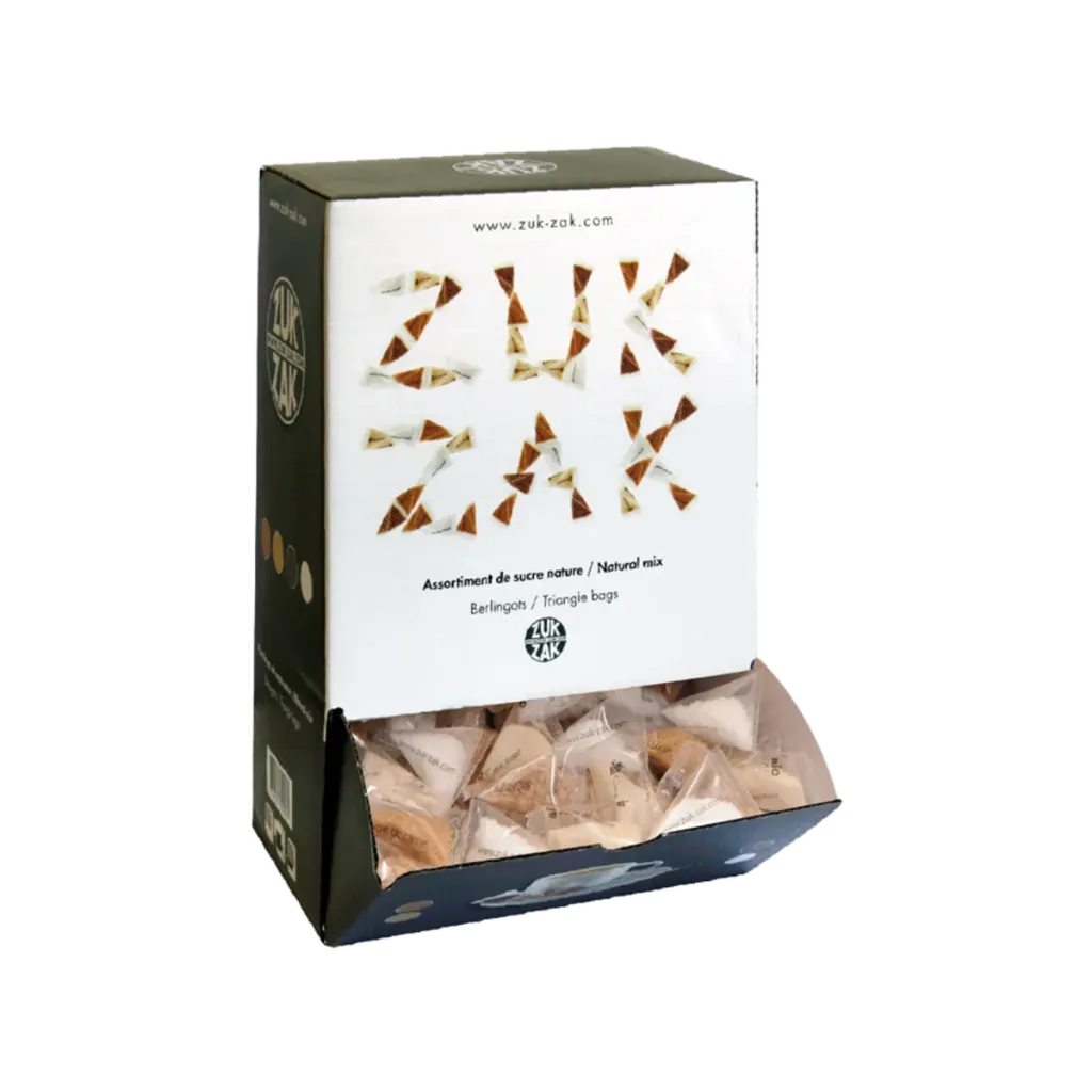ZUK ZAK BROWN TRIANGLE BAGS 30PC