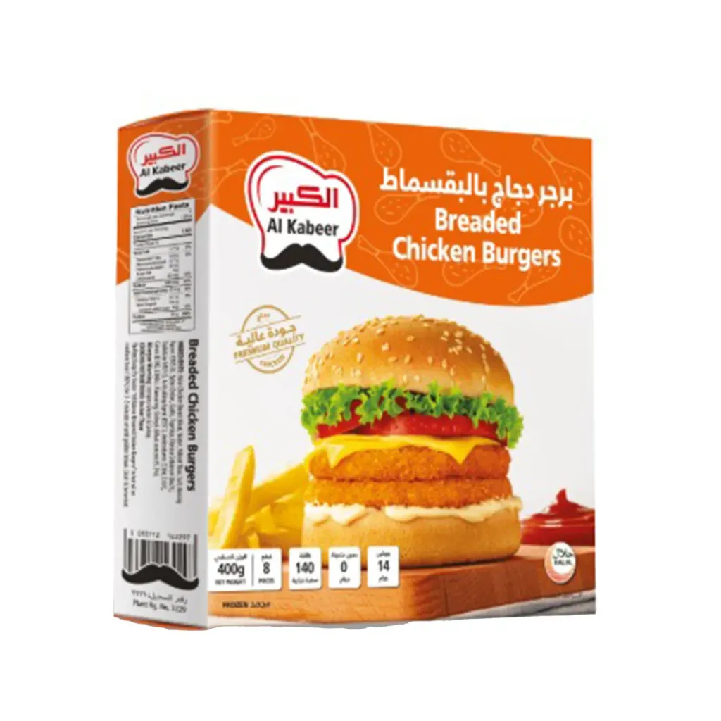 AKB BREADED CHICKEN BURGER 400G