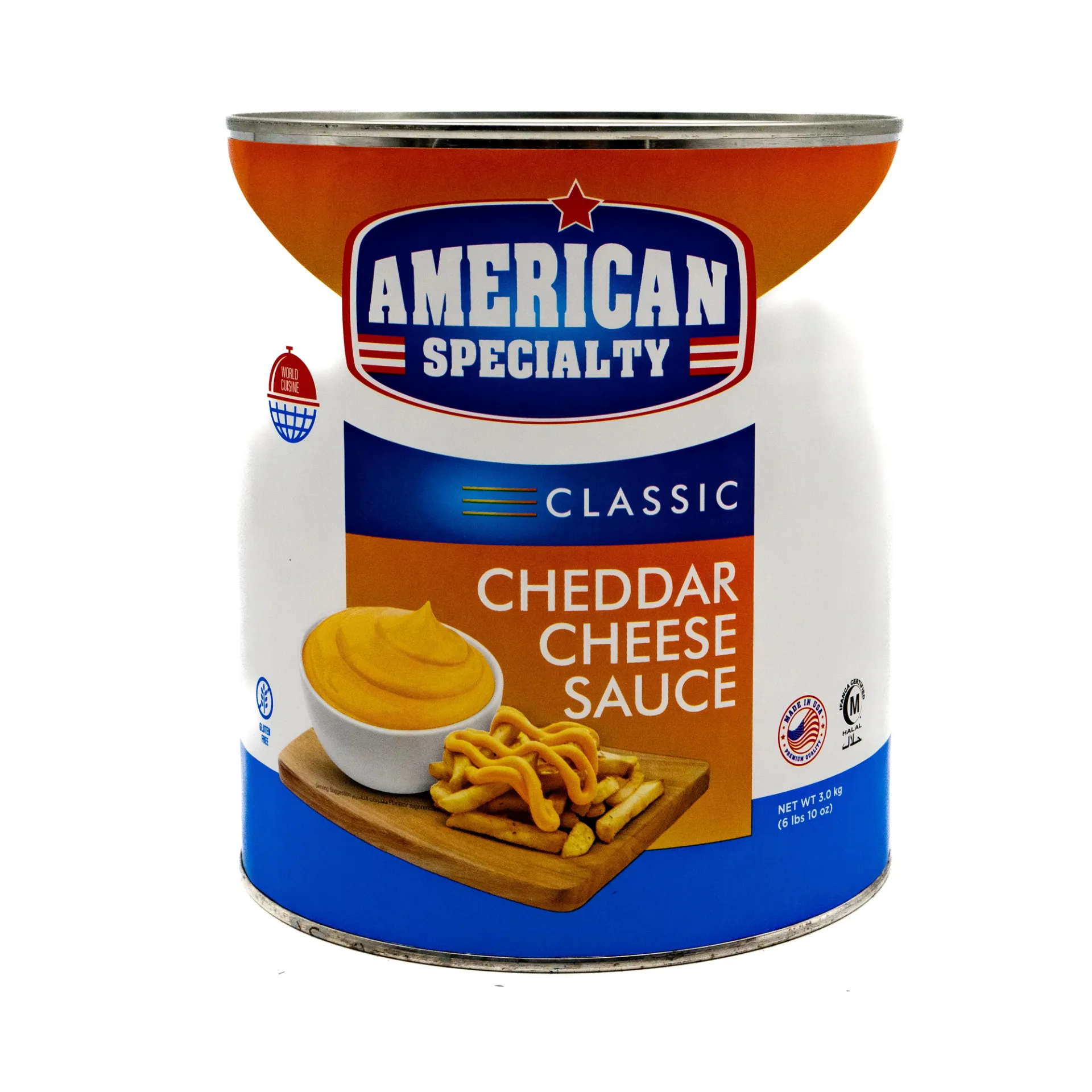 AMERICAN SPECIALTY PREMIUM CHEDDAR CHEESE SAUCE 3KG (CLASSIC)