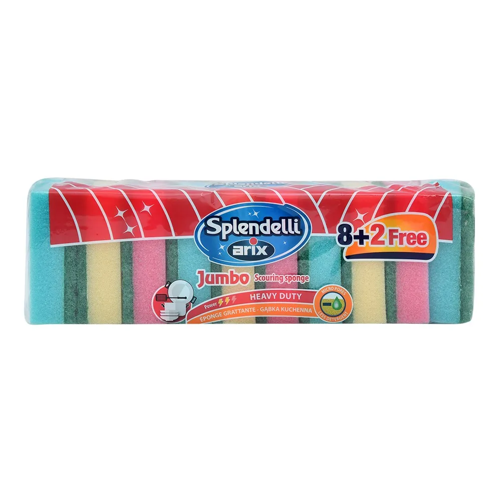 [16080001] ARIX SPONGE SCOURER JUMBO 8+2