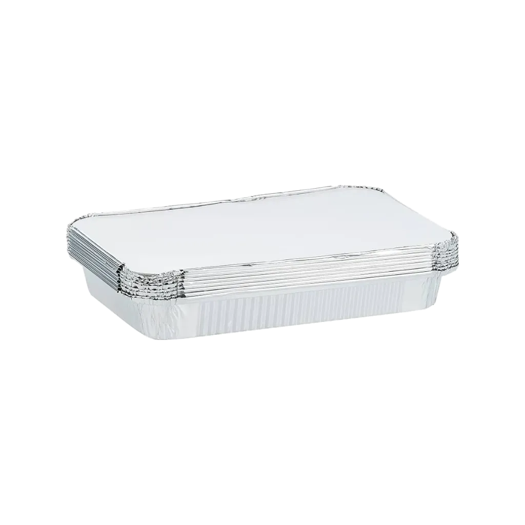 FALCON ALUM CONTAINER 8389 W/ LID 125PCS