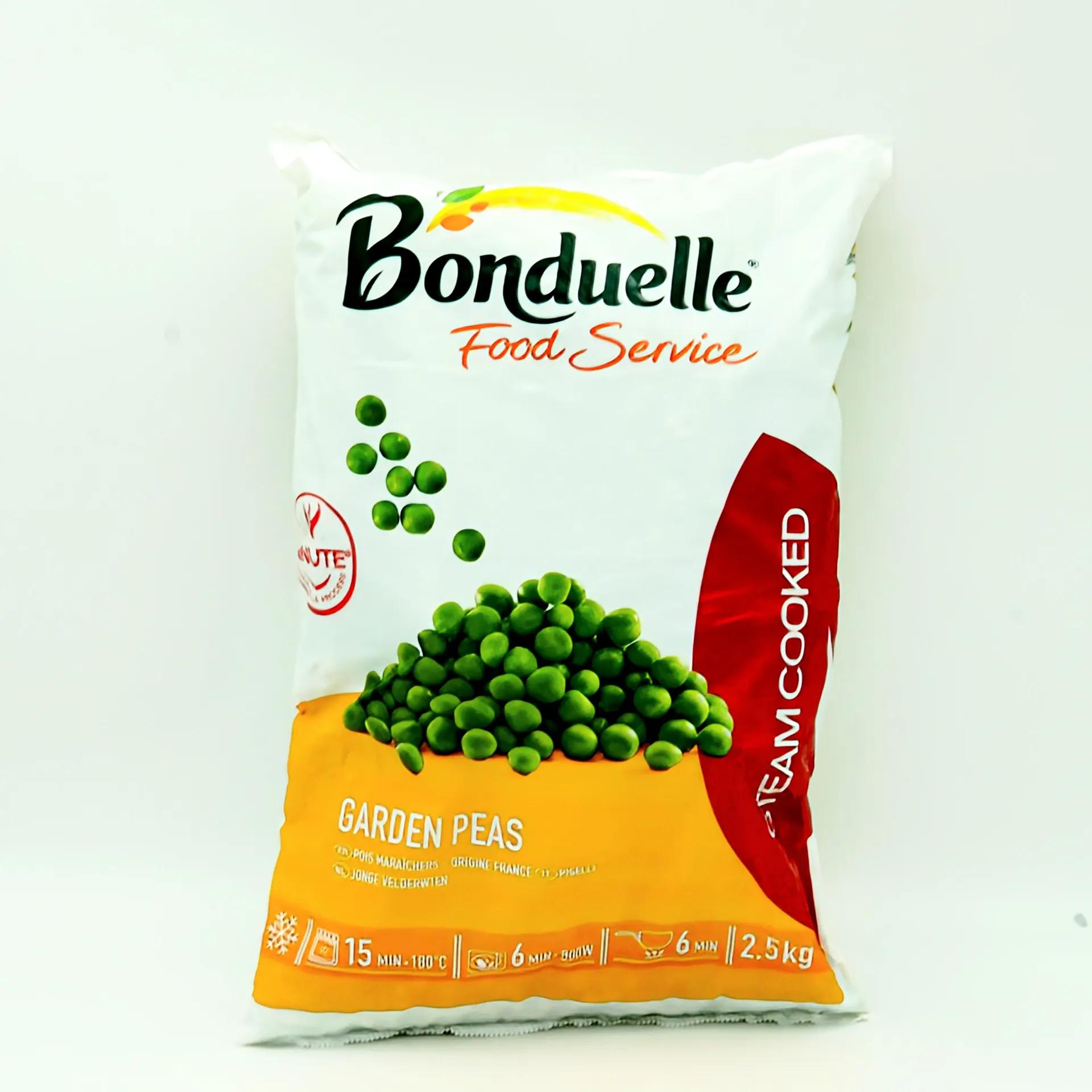 BONDULLE GREEN PEAS FINE FROZEN 2.5KG -