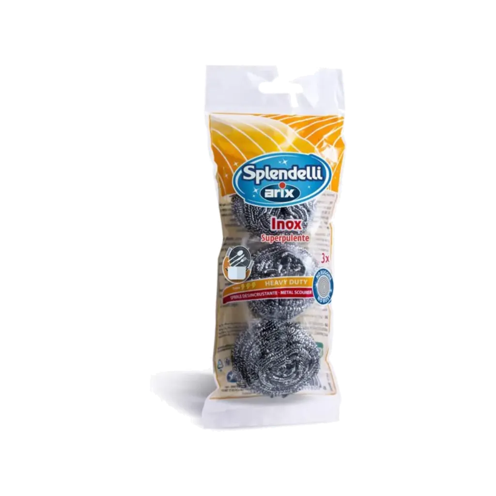 [ARX-0185P] ARIX METAL SCOURER 2PK 3X