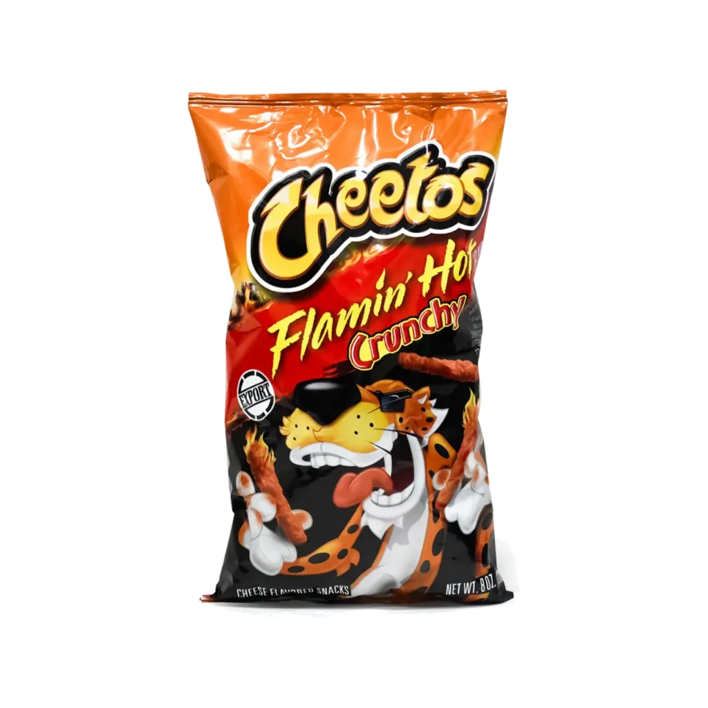 CHEETOS FLAMIN HOT CRUNCHY 8OZ 226.8G