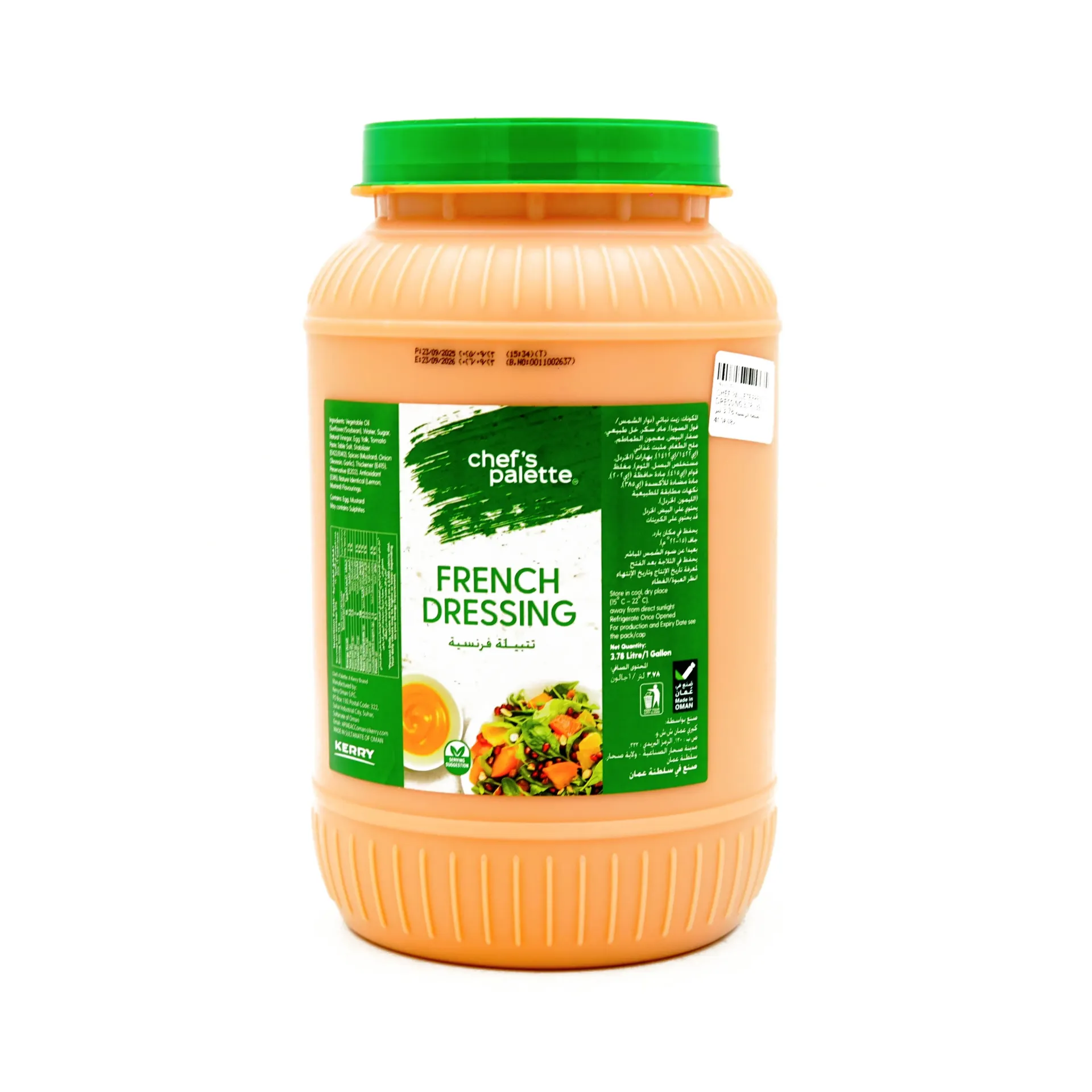 CHEF PALLETE FRENCH DRESSING 3.78L