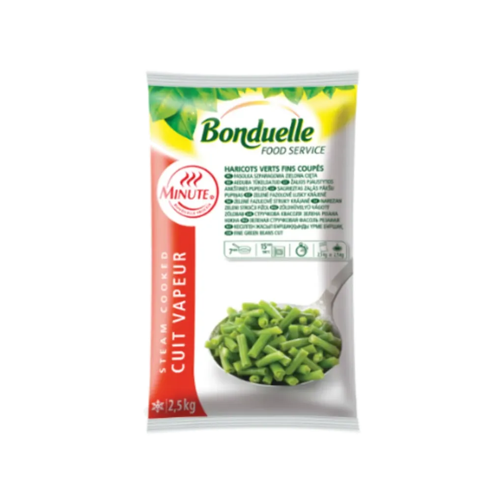 BONDUELLE GREEN BEANS CUT FROZEN 2.5KG
