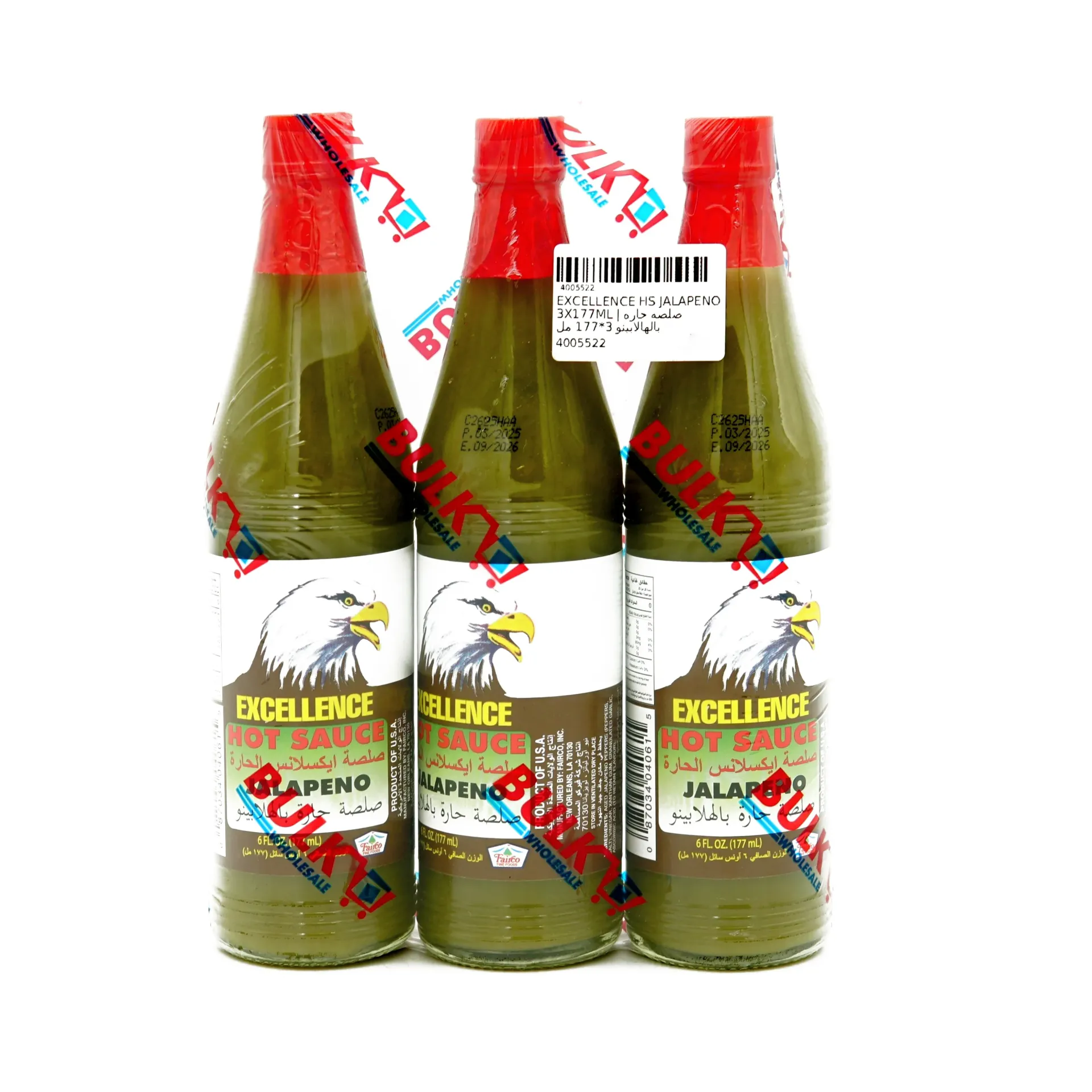 EXCELLENCE HOT SAUCE 3X177ML