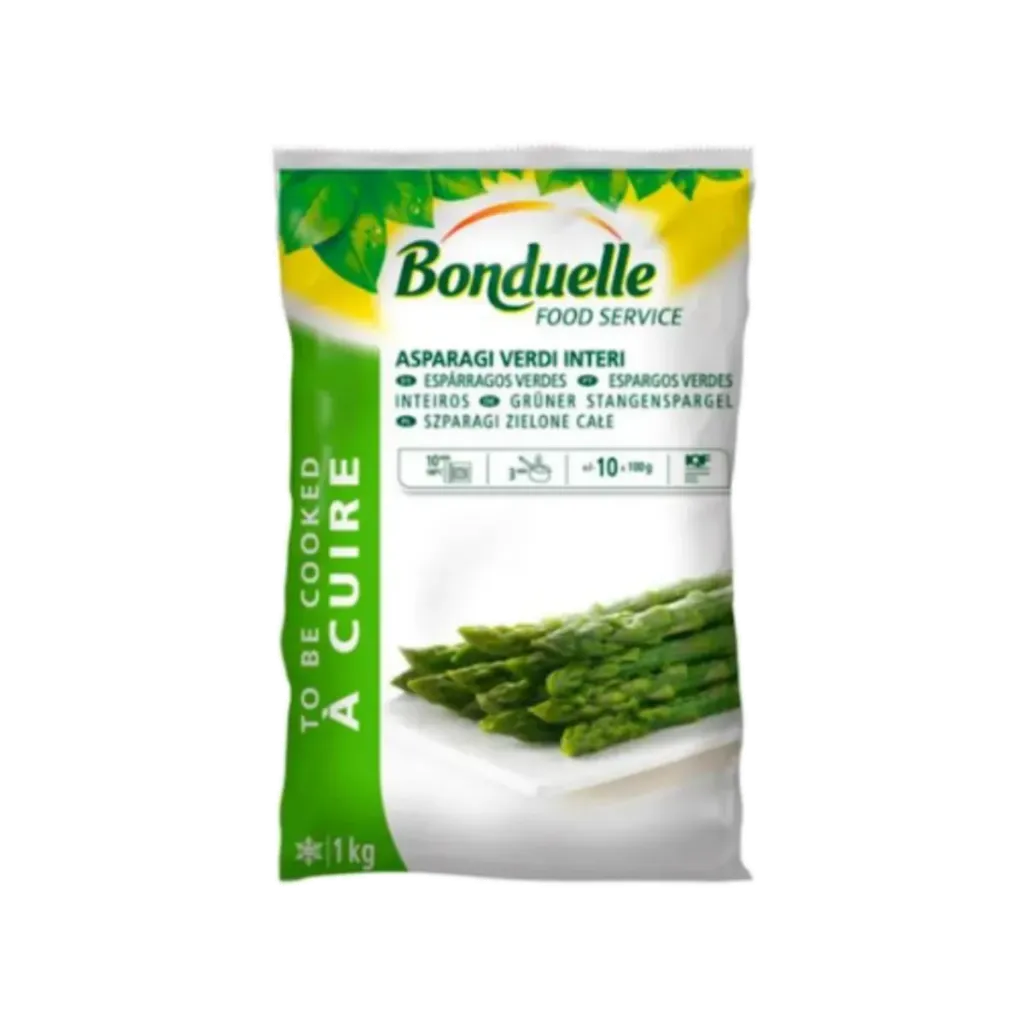 [44333] BONDUELLE ASPARAGUS GREEN WHOLE 1KG