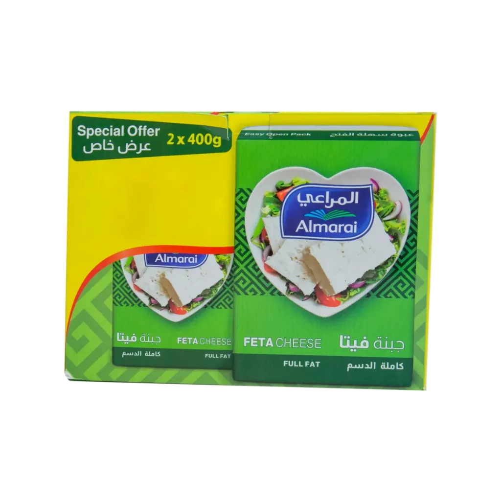 ALMARAI FETA CHEESE 2X400G
