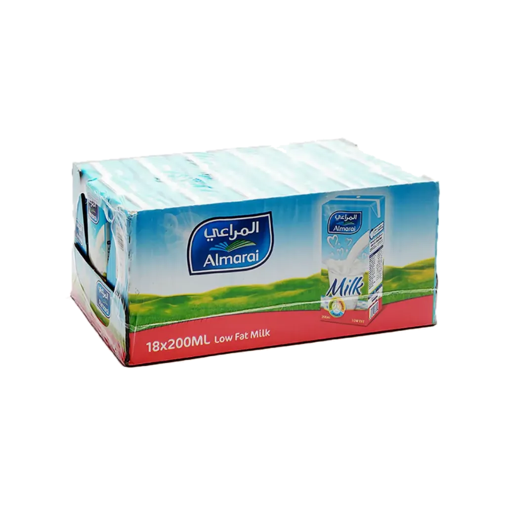 ALMARAI LOW FAT MILK 18X200ML