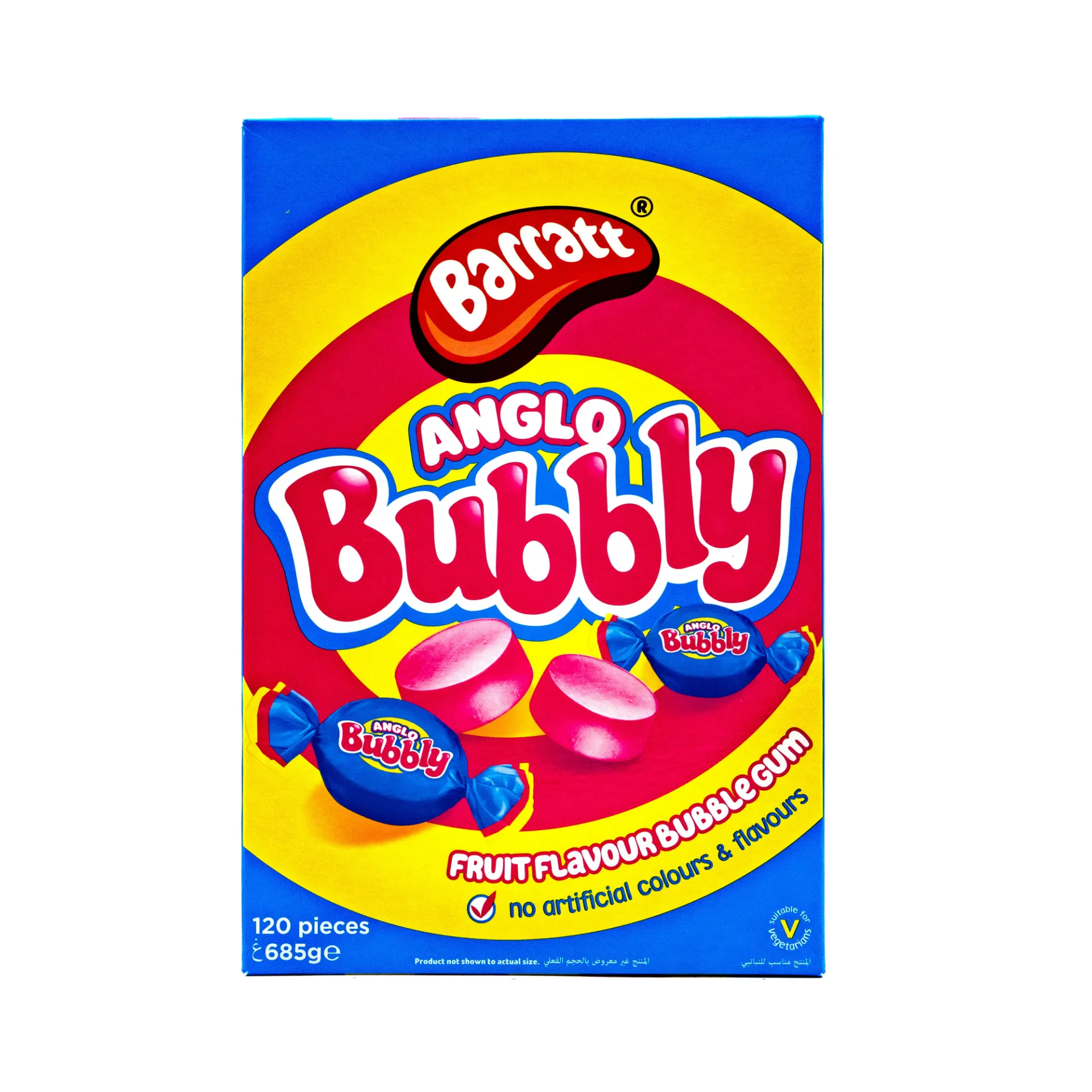 ANGLO BUBBLY 685G/120PCS