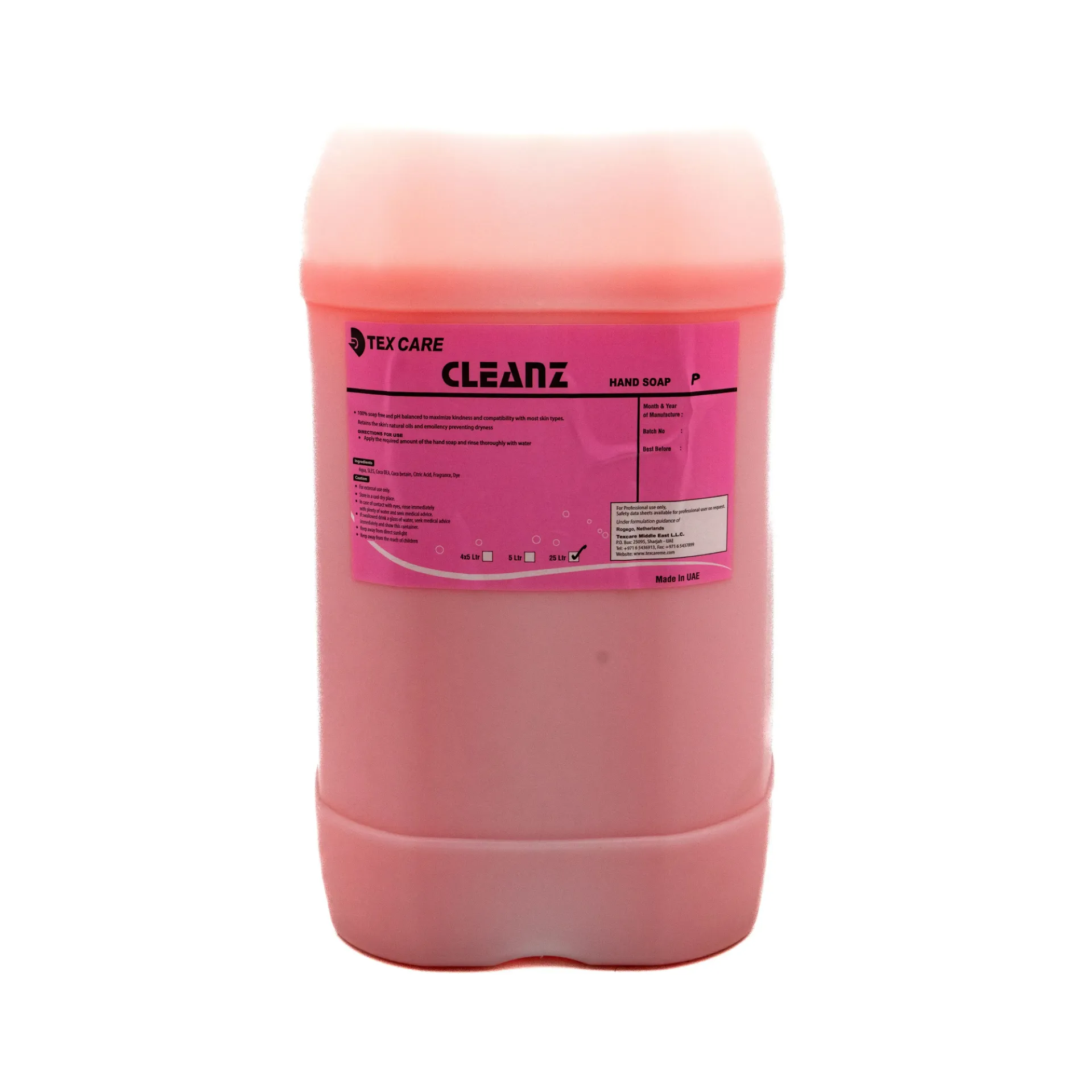 CLEANZ HAND SOAP 25L
