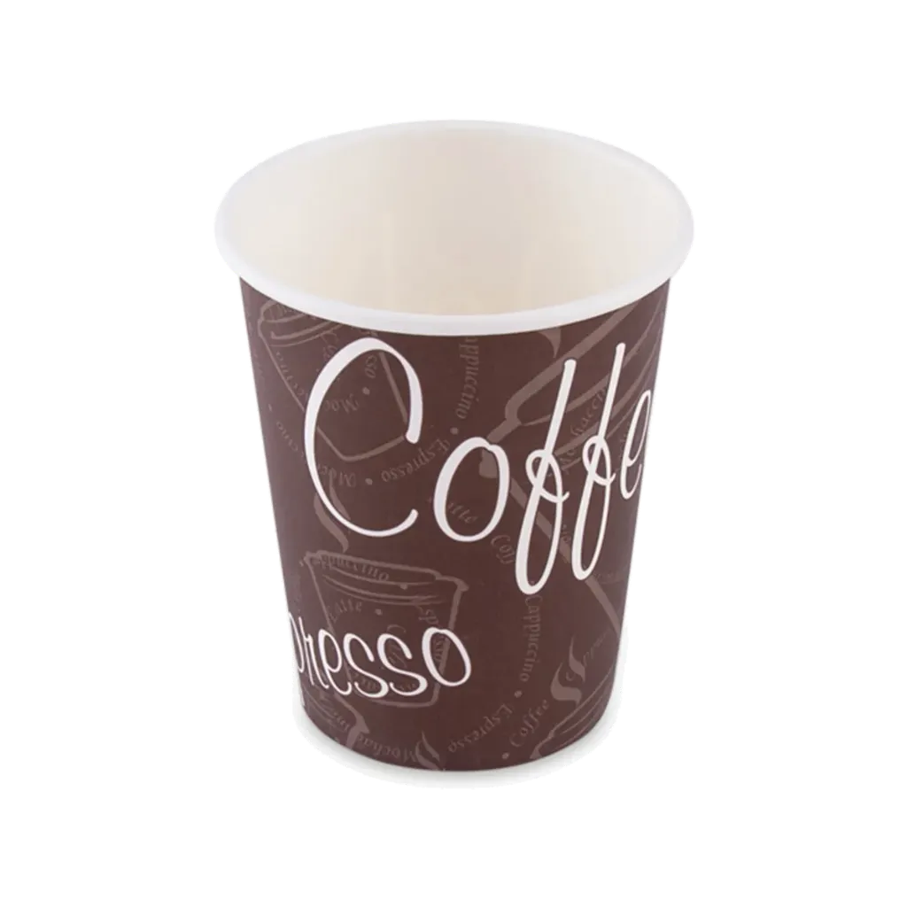 [MPPCU023] FALCON HD PAPER CUP 4X8OZ BROWN