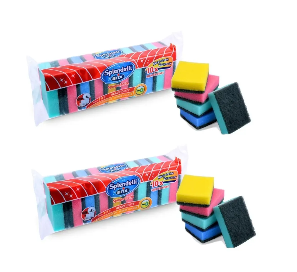 [ARX0149P] ARIX SPLENDELLI SCOURING SPONGE 20PCS
